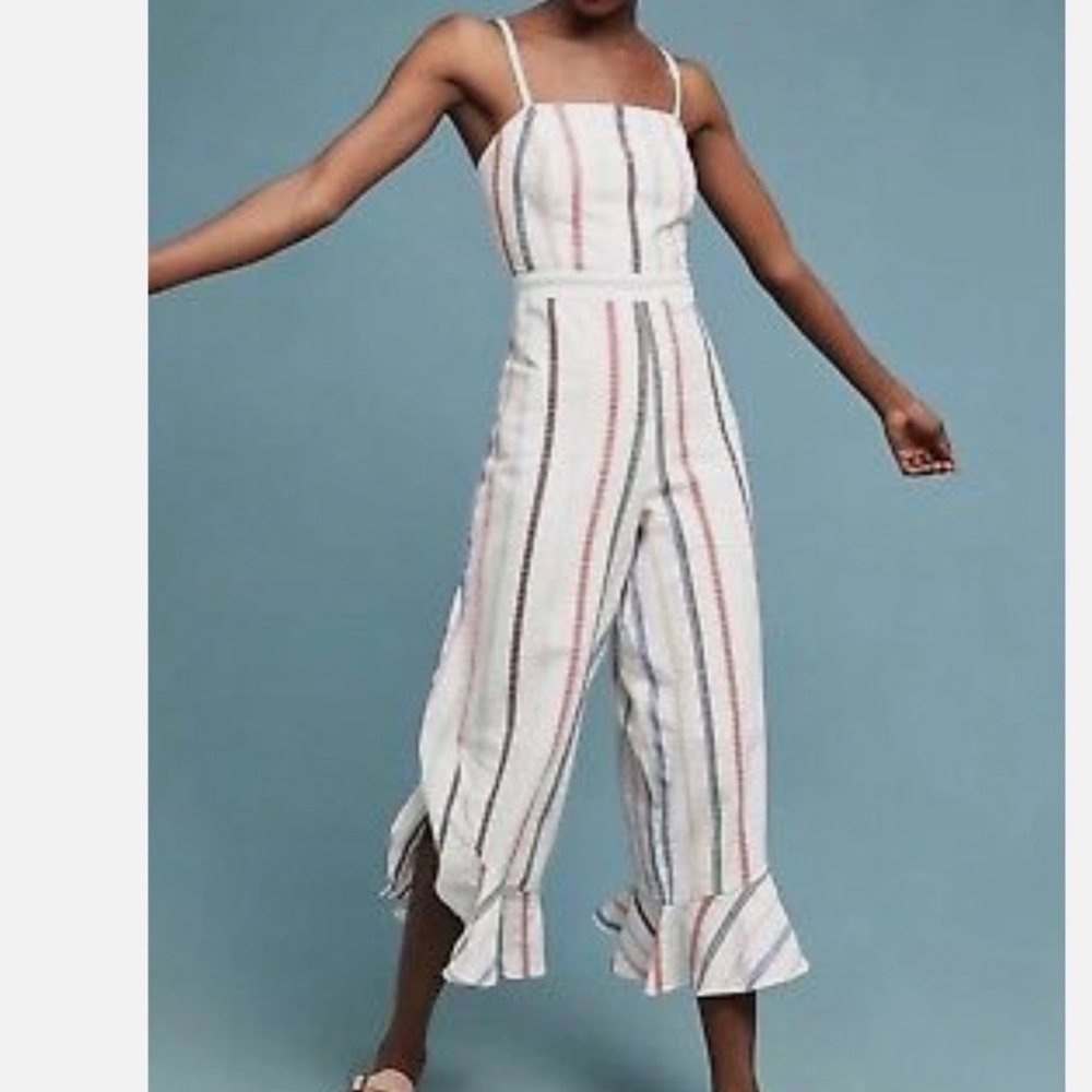 Anthropologie Red Carter Jumpsuit